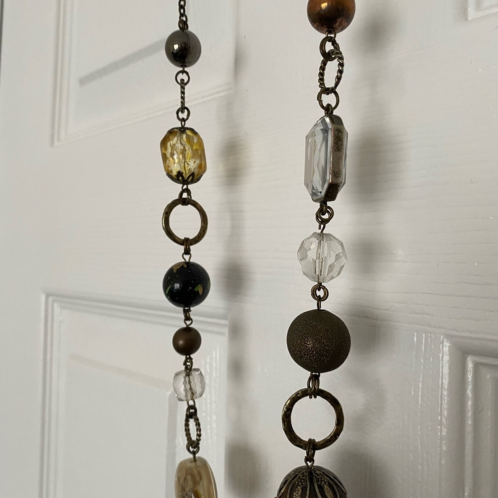 Vintage Chunky Bead, Bobble, and Stone Necklace